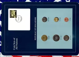 Coin Sets of All Nations Singapore UNC 1990-1995 $1,$5 1995 Very Rare 18DEC95 - Picture 1 of 2