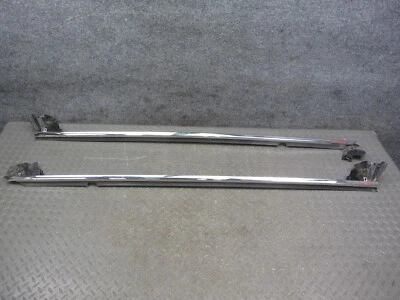 03-10 BENTLEY CONTINENTAL GTC GT DOOR CHROME TRIM MOLDING GASKET STRIP SET OF 2 - Image 1 of 4