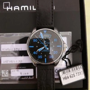 HAMILTON Khaki Aviation H646250 Air Zermatt collabo model 42mm [Exellent B＆P FL] - Picture 1 of 12