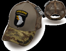101st AIRBORNE DIVISION MESH DIGITAL CAMO US ARMY MILITARY BASEBALL CAP HEADWEAR