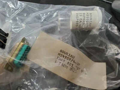 Mil-Spec Souriau 9116 M24308/4-2F 15P D-Sub Connector w/ M39029/64-369 male pins - Image 1 of 4