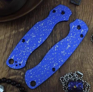 New 1 Pair Titanium Handle Scales Grips Scales for Spyderco C81 Paramilitary 2 - Picture 1 of 19