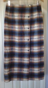 No. 4 EXP JEANS Lined Wrap Maxi Skirt ~Sz 7/8 *SW Indian Pattern* Made in Italy - Picture 1 of 9