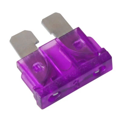 200-25X 3 AMP ATC/ATO STANDARD Regular FUSE BLADE 3A CAR TRUCK BOAT MARINE RV - Image 1 of 4