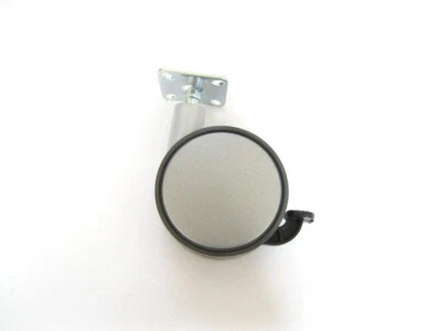 RUOTA GIREVOLE CON FRENO per mobile alta 10cm con piastra da avvitare Disky2 - Immagine 1 di 2