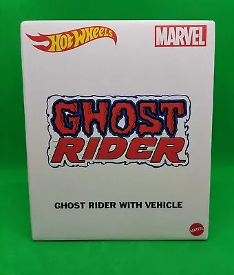 SDCC 2022 EXCLUSIVE MATTEL HOT WHEELS GHOST RIDER WITH MOTORCYCLE VEHICLE - Image 1 of 3