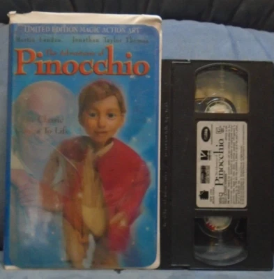 THE ADVENTURES OF PINOCCHIO (VHS,1996) clamshell Foto 1 de 2
