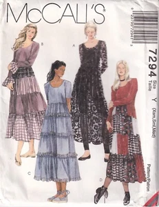 McCall's Sewing Pattern 7294 Misses Pullover Dress Size Xsm-Med - Picture 1 of 2