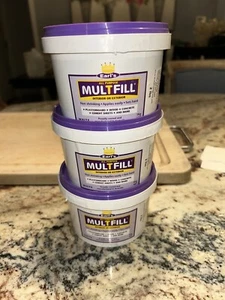 Lot of 3 of Earl's 2lbs. White MulTfill Ready To Use Filler -6lbs Total - Picture 1 of 6