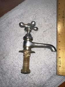 Antique BRASS Bathtub Kitchen Sink Basin Handle OLD Hot - Picture 1 of 8