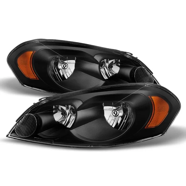 For Chevy Impala 06-13 Spyder Driver & Passenger Side Black Euro Headlights - Изображение 1 из 4