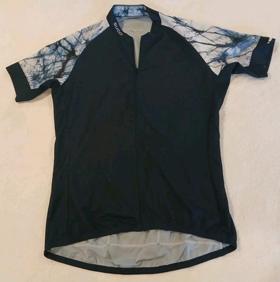Sugoi Cycling Jersey Medium Multicolor  Full Zip Short Sleeve Rear Pockets Poly - Image 1 of 4
