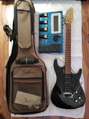 Godin FREEWAY SA Guitar and Roland GR-55 Synthesizer with divided GK-3 pickup - Image 1 of 4