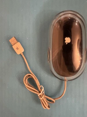 Official Apple Pro Mouse USB Wired Optical M5769 Black Macintosh iMac Genuine - Image 1 of 2