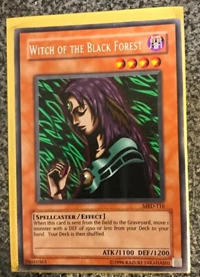 Yu-Gi-Oh Witch of the Black Forest  MRD-116 Metal Raiders Rare - Image 1 of 3