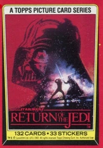 Topps Star Wars Return of the Jedi Series I Complete Card Set w/ Stickers - Picture 1 of 10