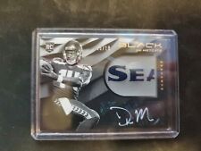 2019 Panini Black Football Dk Metcalf Silver Rookie Patch Auto #9/10 RPA RC 