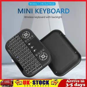 Handheld Remote Keyboard 2.4G&Bluetooth-compatible Backlit for Laptop TV BOX - Picture 1 of 8