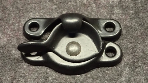 New in Package IVES 07A19 Window Lock Aluminum Dead Black Finish N.O.S Cover