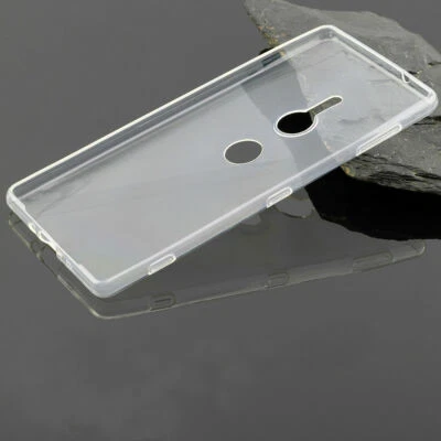 Custodia In Silicone Trasparente Slim Per Sony Xperia 10 Cover Bumper - Immagine 1 di 4