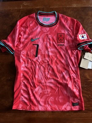 韩国球衣 SON #7 全新带标签大号红色 2024 — 第 1/4 张图片