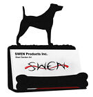 SWEN Products JACK RUSSELL Dog Black Metal Business Card Holder