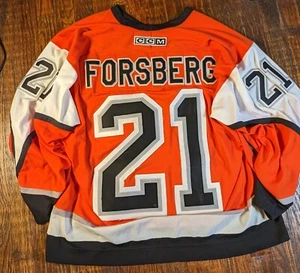 Peter Forsberg - Philadelphia Flyers - 2005-06 Reebok Authentic Jersey XL - Picture 1 of 15