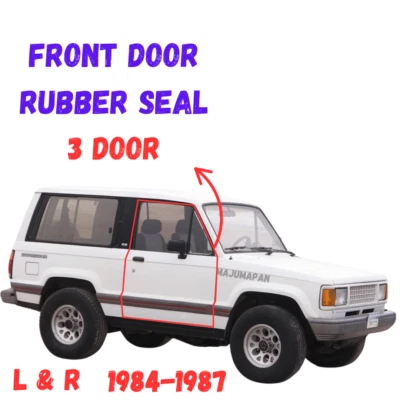 Isuzu Trooper Bighorn 3D Model 1984-1987 Front Door Rubber Seal SET - Image 1 of 4