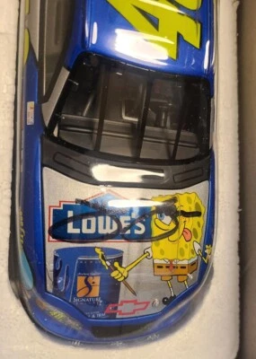2003 Jimmie Johnson SIGNED #48 Lowe’s SpongeBob 1 Of 2020 Race Fans Monte Carlo - Image 1 of 4