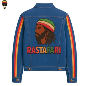 Abrigo vaquero bordado artesanal Rastafari 401 Rastafari - Imagen 1 de 12