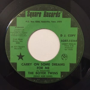 Boyer Twins Down To Mississippi 7 Inch Single Vinyl Square Records DJ Copy 1975 - Picture 1 of 4