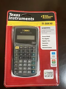 Texas Instruments TI-30X IIS Scientific Calculator Black/Gray - Picture 1 of 7