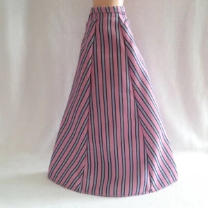 NEW! 2021 Barbie Inspiring Women Helen Keller Doll Pink & Gray Stripe Long Skirt - Picture 1 of 2
