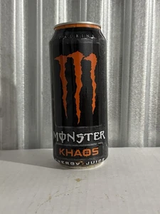 Monster Energy Khaos Relabeled Jugo 473ml From Peru Sku 1117 BOTTOM EMPTY*** - Picture 1 of 5