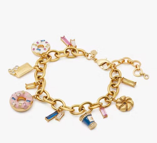 Bracciale con ciondolo ciambella Kate Spade pausa caffè