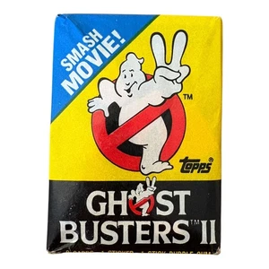 Topps Ghostbusters 2 (1989) Trading Cards + Bubblegum Wax Pack - Sealed/VTG 🐙 - Picture 1 of 3