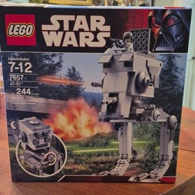 LEGO Star Wars AT-ST 7657 Complete Set 244 Pieces Ages 7-12 w/ AT-ST Driver