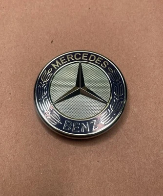 Mercedes Benz C CL CLK CLS E GL GLK ML SL S Class Hood Emblem Badge Genuine OEM - Image 1 of 4
