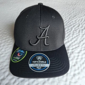 Alabama Crimson Tide Top of the World NCAA Dynasty flexible Passform M/L Mütze - schwarz - Bild 1 von 8