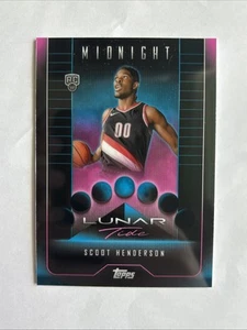 2023-24 Topps Midnight Lunar Tide #LT13 Scoot Henderson - Picture 1 of 2