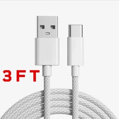 35W USB A to USB C Woven CarPlay Cable for Apple iPhone 17/16/15 ProMax/iPad Pro - Image 1 of 4