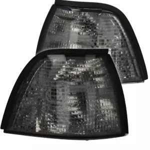 Frontblinker links rechts Rauchgrau Set für BMW 3 E36 Schwarz Touring Sedan - Bild 1 von 5