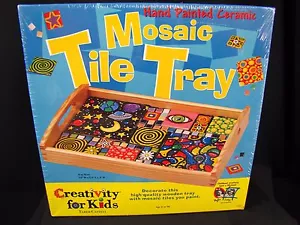Creativity for Kids Mosaic Tile Tray NEW Family Project Homeschool Crafts Arts - Picture 1 of 6