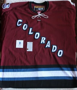 Colorado Avalanche Peter Forsberg signed authentic KOHO jersey 54 Beckett COA - Picture 1 of 19