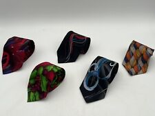 Jerry Garcia Silk Collector’s Edition Mens Neck Ties Lot of Five Limited Edition
