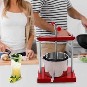 6L Stainless Steel Press Manual Press for Juice, Vegetable,Olive Oil Household - Picture 1 of 13