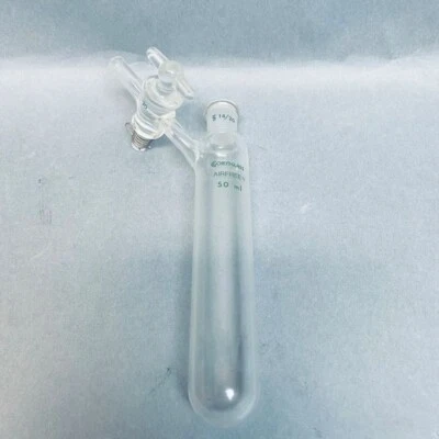 Chemglass Airfree Schlenk Reaction Tube 50 ml 14/20 Outer Joint - Image 1 of 4