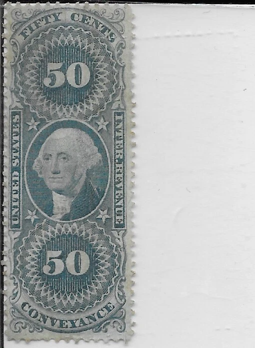 US Scott R54CE, transporte de 50 centavos, ultramar, usado, NG, F/VF Foto 1 de 1