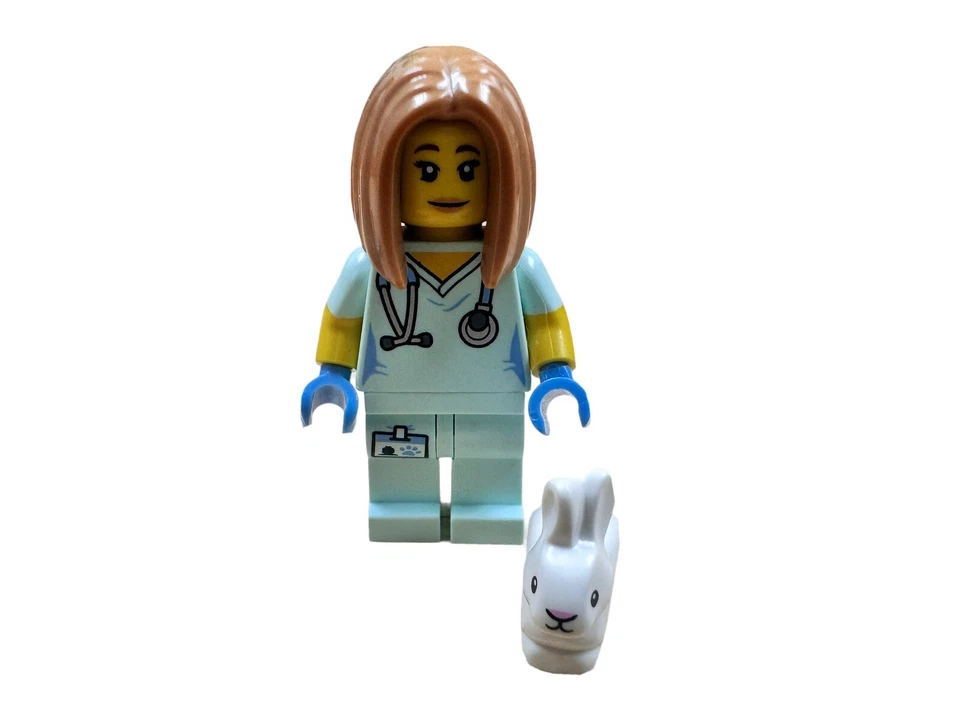 Lego Veterinario Minifigura Completa Coleccionable Serie 17 71018 CMF Lote Raro  Foto 1 de 1
