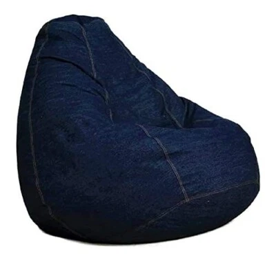 Funda Sofá Silla Bolsa Frijoles Denim Sin Frijoles Talla XXL Decoración Hogar Regalo Foto 1 de 4